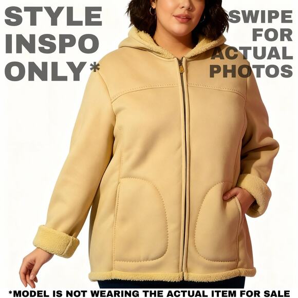 Jones New York Tan Winter Coat | Size 2X - Picture 2 of 10